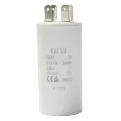 Capacitor 20MF ±5%, 250V, con terminal espada para la bomba AP-4